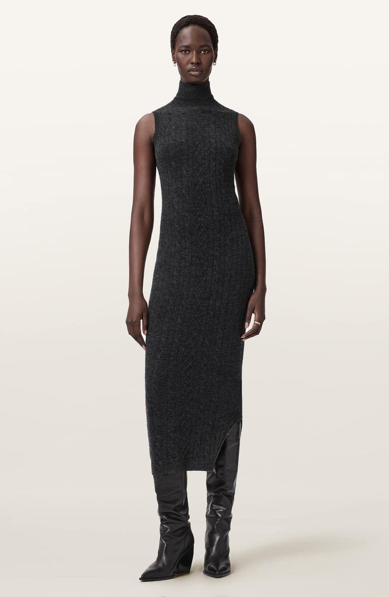 AllSaints Sabine Cardigan & Dress, Alternate, color,