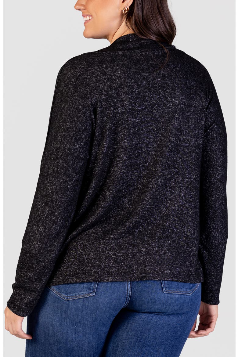 Curved Hem Bolero Jacket, Alternate, color, BLACK