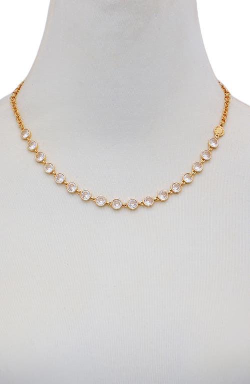Vince Camuto Bezel Set Cz Necklace In Gold
