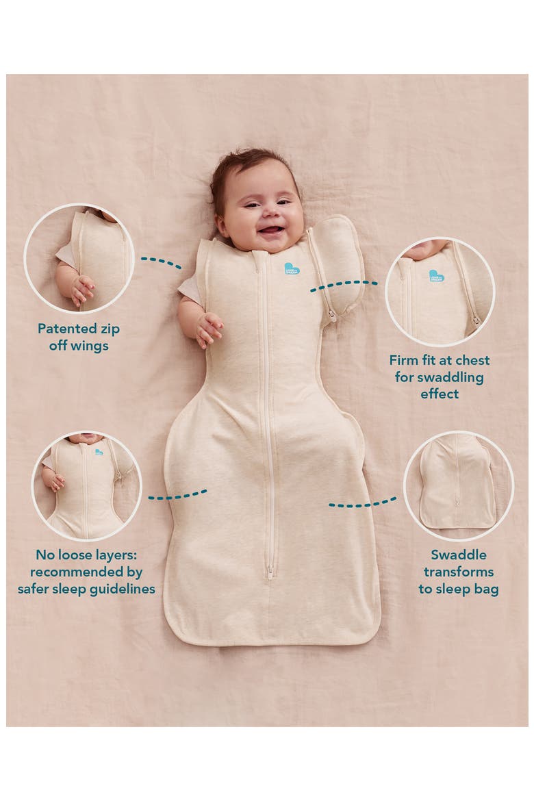 Swaddle Up™ Transition Bag 1.0 TOG Swaddle, Alternate, color, GRAY
