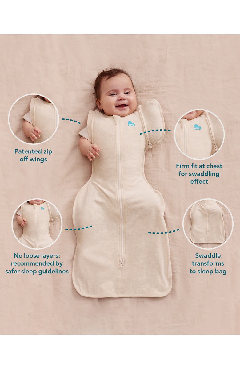 LOVE TO DREAM Swaddle Up<sup>™</sup> Transition Bag 1.0 TOG Swaddle, Alternate, color, Gray