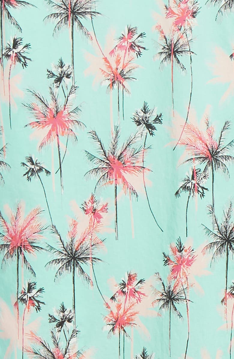 Bonobos Riviera Slim Fit Palm Print Shirt, Alternate, color, 