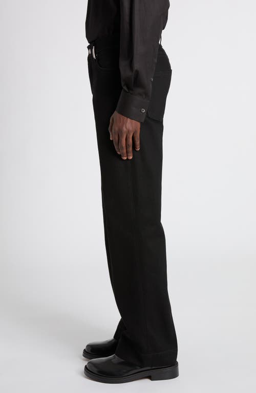 Alexander Mcqueen Skull Detailed Straight-leg Jeans In Black