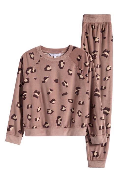 Kids' Snuggle Up Print Lounge Sweatshirt & Joggers Set