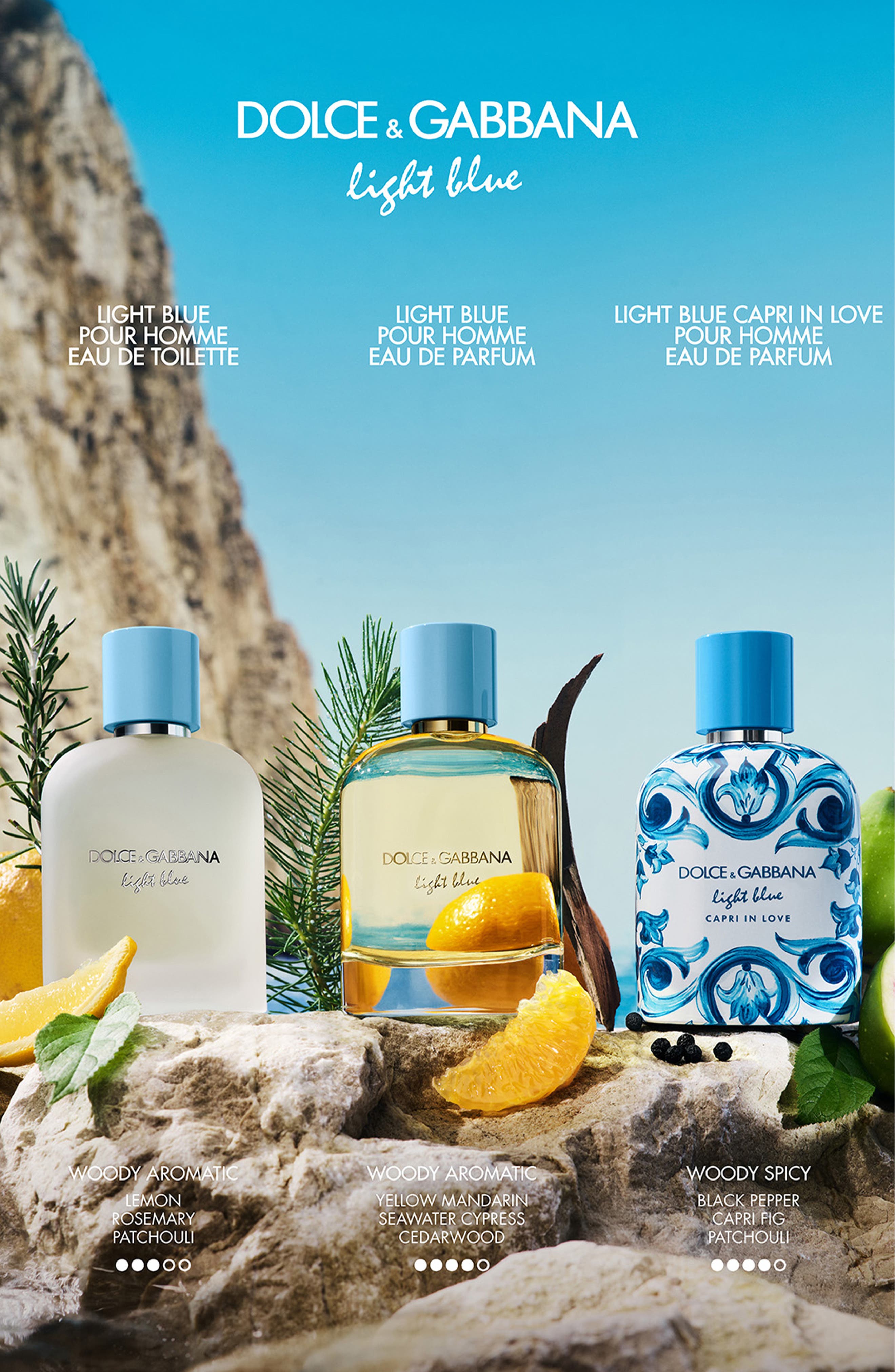 Light Blue Pour Homme Eau de Parfum (Men) | Nordstrom