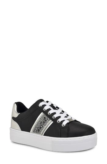NINE WEST NINE WEST GATOR PLATFORM SNEAKER 