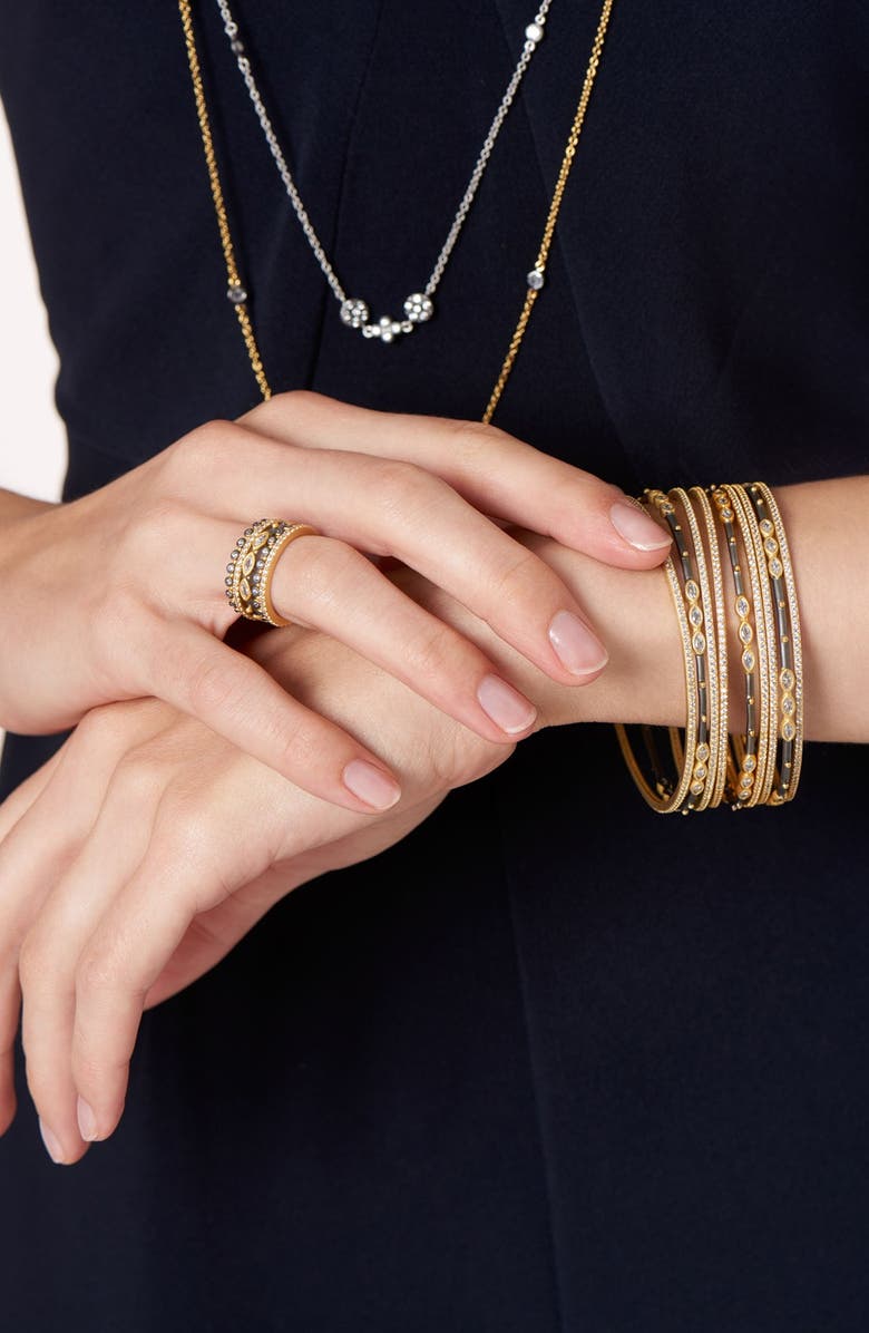 FREIDA ROTHMAN Encrusted Bangles, Alternate, color,