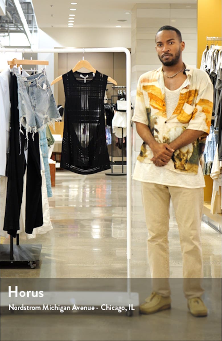 Open Back Semisheer Sleeveless Sweater, sales video thumbnail