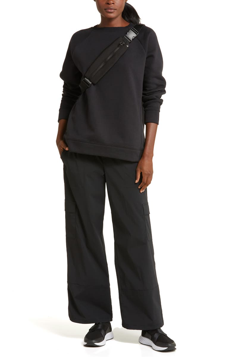 Zella Harmony Oversize Crewneck Sweatshirt, Alternate, color,