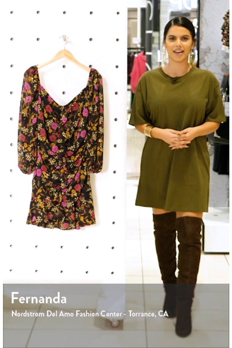 Cinched Ruffle Minidress video