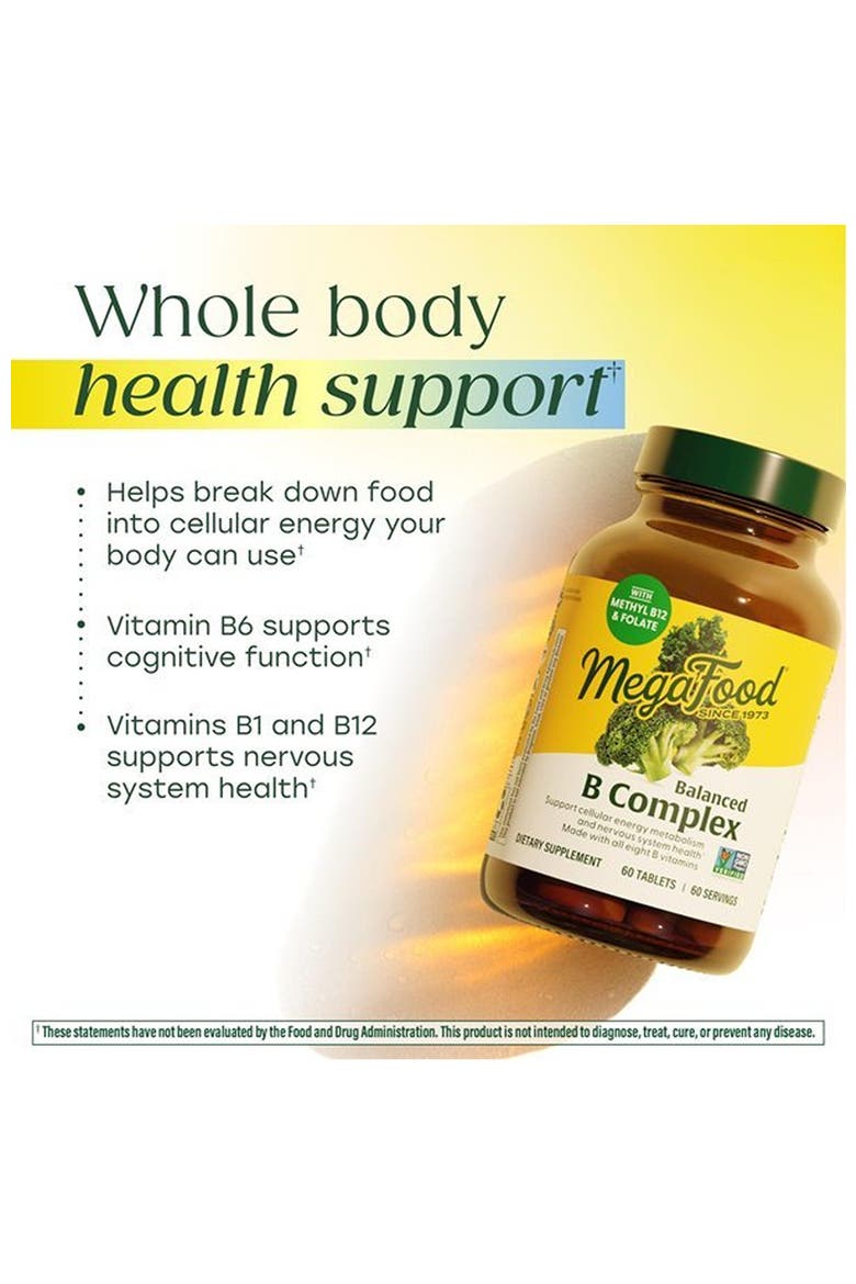 Balanced B Complex with all 8 B Vitamins, Vegan, 90 Tablets, Alternate, color, None