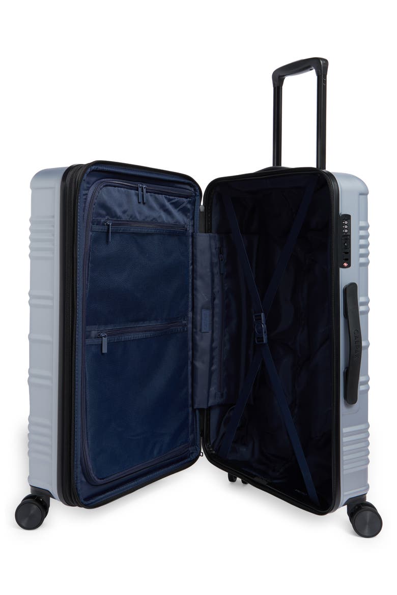 Honor Medium 24-Inch Hardshell Checked Suitcase, Alternate, color, SILVER