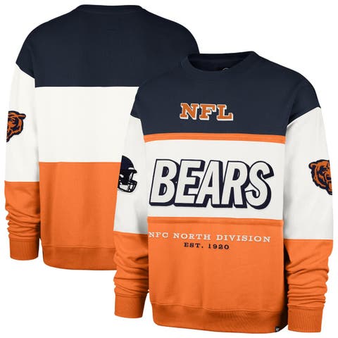 Men's '47 Navy/Orange Chicago Bears Breeze Maximalist Sweatshirt
