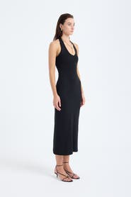 Monlicia Orion Halter Cotton Midi Dress