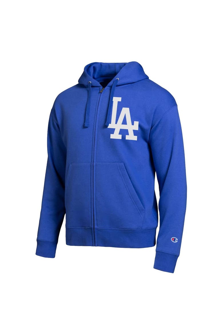 Men's Champion Royal Los Angeles Dodgers All-Star Full-Zip Hoodie, Alternate, color, Royal
