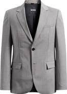 BOSS Houston Solid Wool Suit Jacket