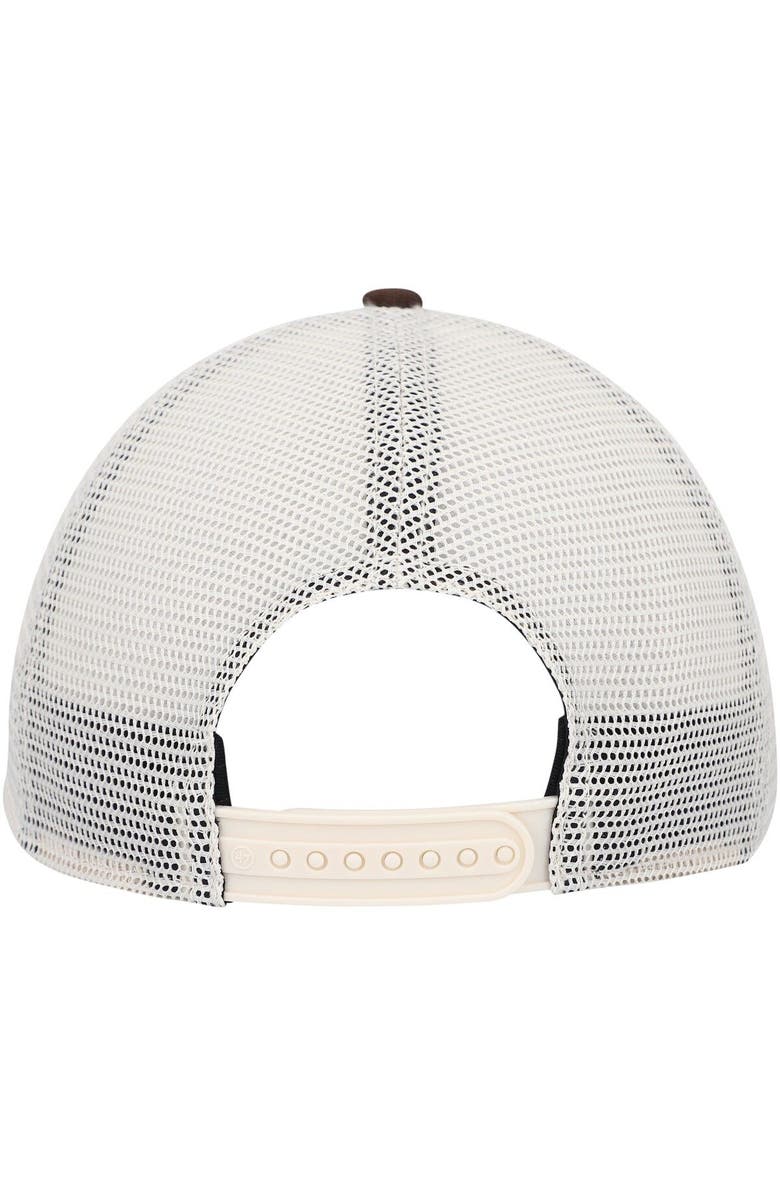 '47 Men's '47 Brown/White Cleveland Browns Interlude MVP Trucker Snapback Hat, Alternate, color, Brown