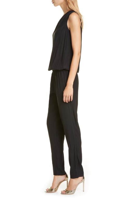 Ramy Brook Lulu One-shoulder Jumpsuit In Black