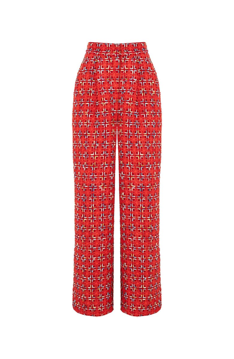 Nocturne High-Waist Tweed Pants, Alternate, color, 