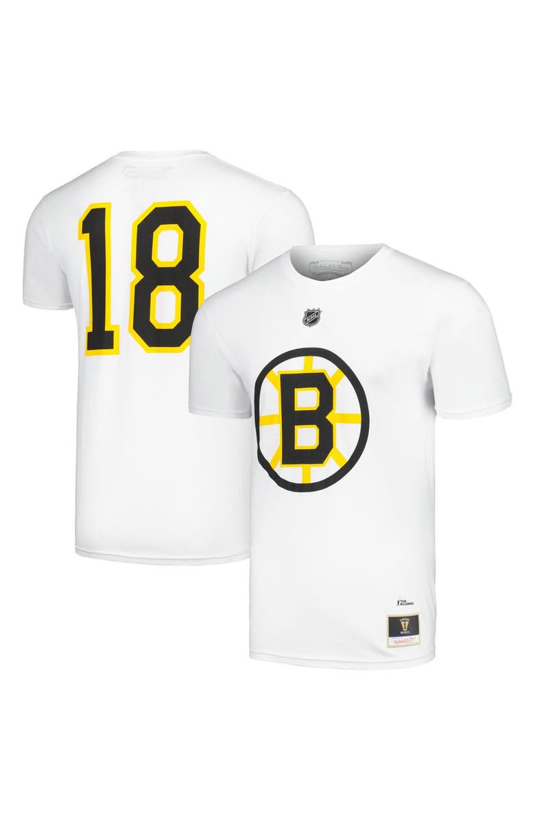 Mitchell & Ness Men's Mitchell & Ness Willie O'Ree White Boston Bruins Name & Number T-Shirt, Alternate, color, White
