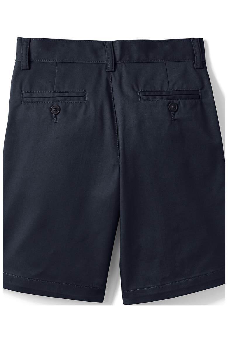 Boys Slim Plain Front Blend Chino Shorts, Alternate, color, Classic Navy
