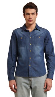 Members Only Men's Denim Shirt