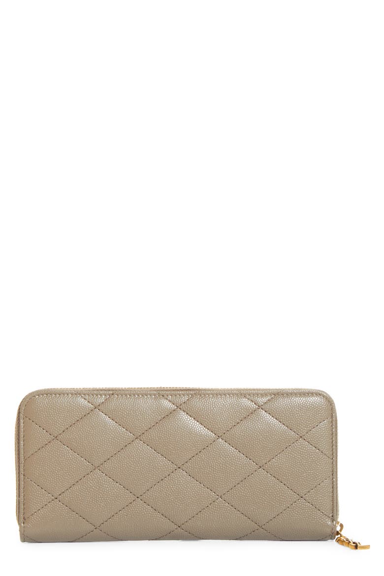 Cassandre Bijou Zip Wallet, Main, color, LIGHT TAUPE