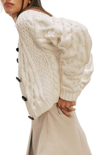 Bonfire Cable Knit Cardigan
