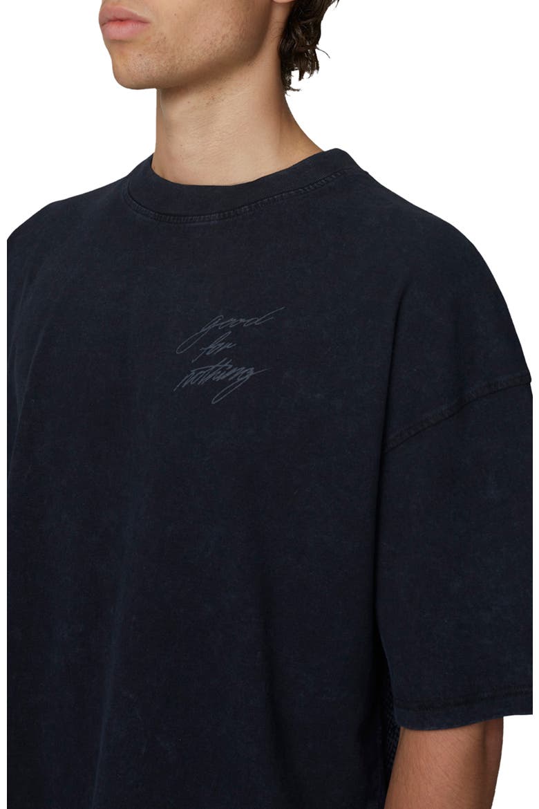 Boxy-Fit Silhouette T-Shirt, Alternate, color, Black