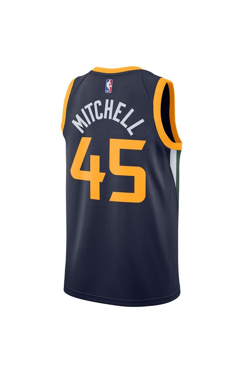 Nike Men's Nike Donovan Mitchell Navy Utah Jazz 2020/21 Swingman Jersey - Icon Edition, Alternate, color, 