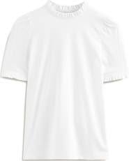 Boden Frill Detail Puff Sleeve Top