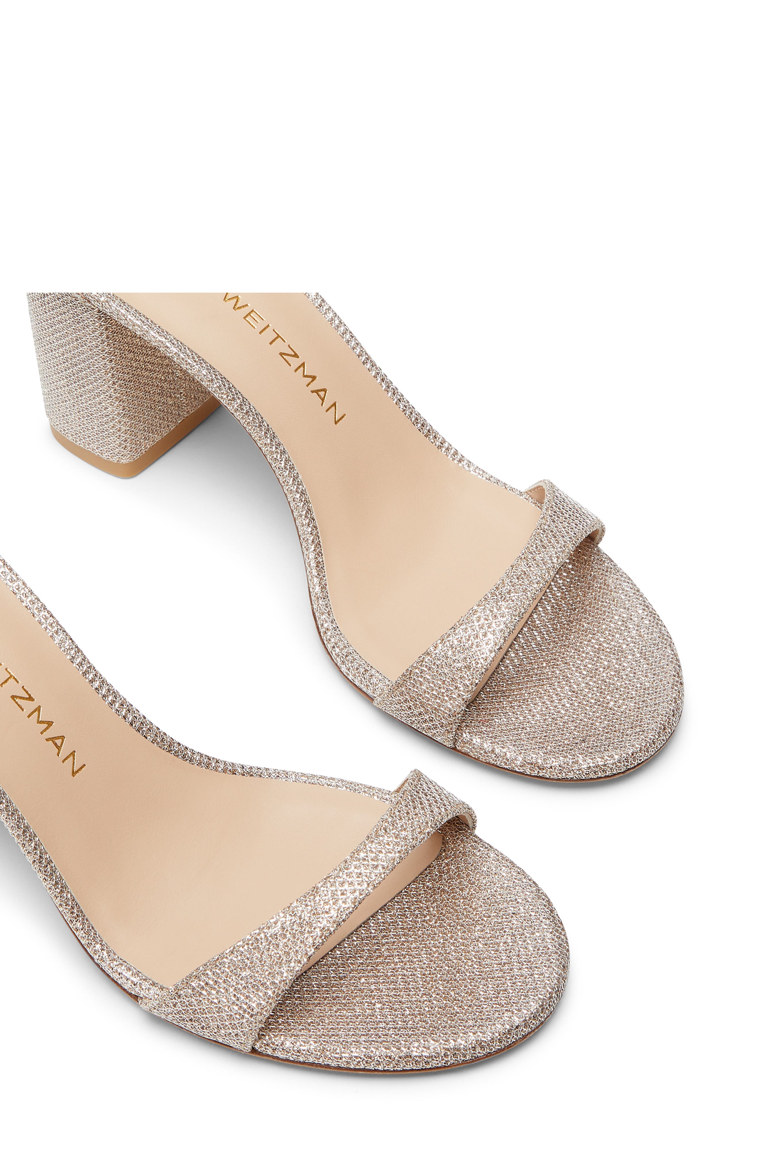 Nudist Block 75 Sandal, Alternate, color, POUDRE
