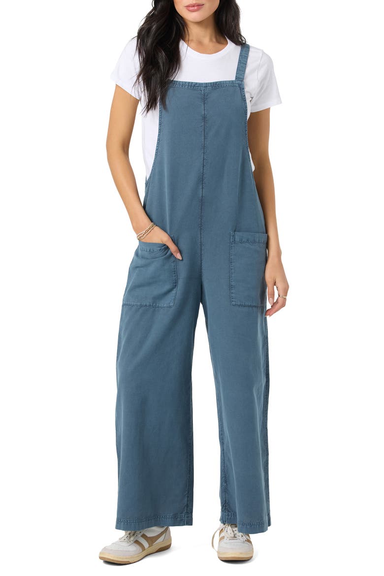 Summerlin 2 Cotton & Linen Overalls, Main, color, SLATE