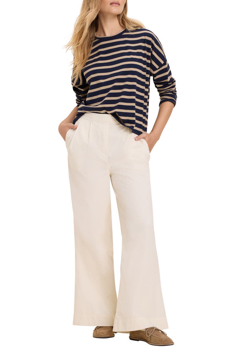 Soft Striped T-Shirt, Alternate, color, INDIGO MULTI