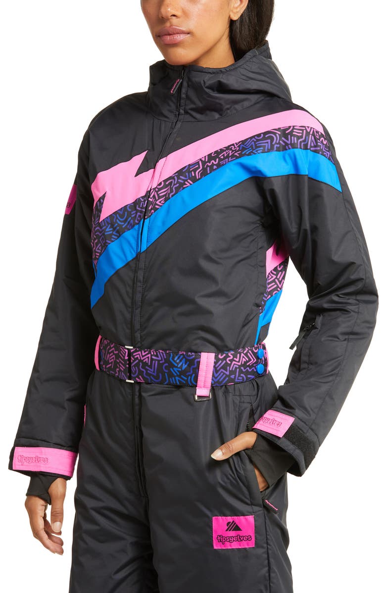 TIPSY ELVES Nightrun Waterproof Snowsuit, Alternate, color, 