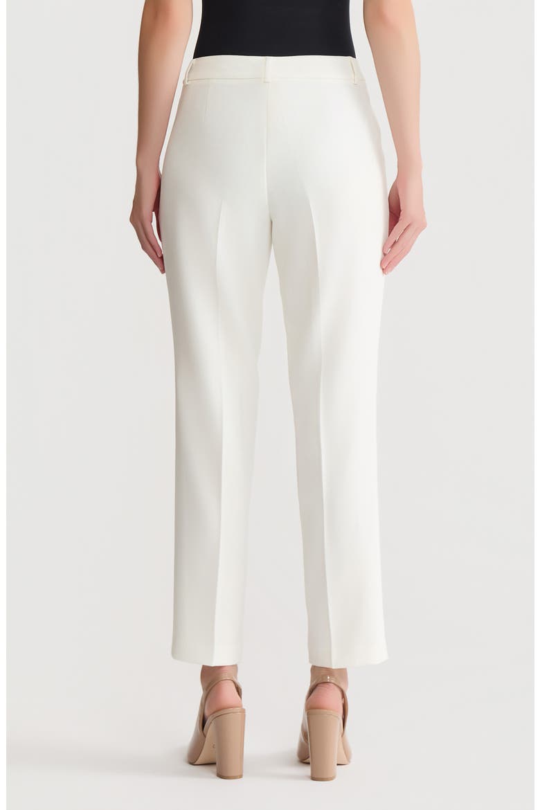 Flat Front Straight Leg Pants, Alternate, color, VANILLA ICE