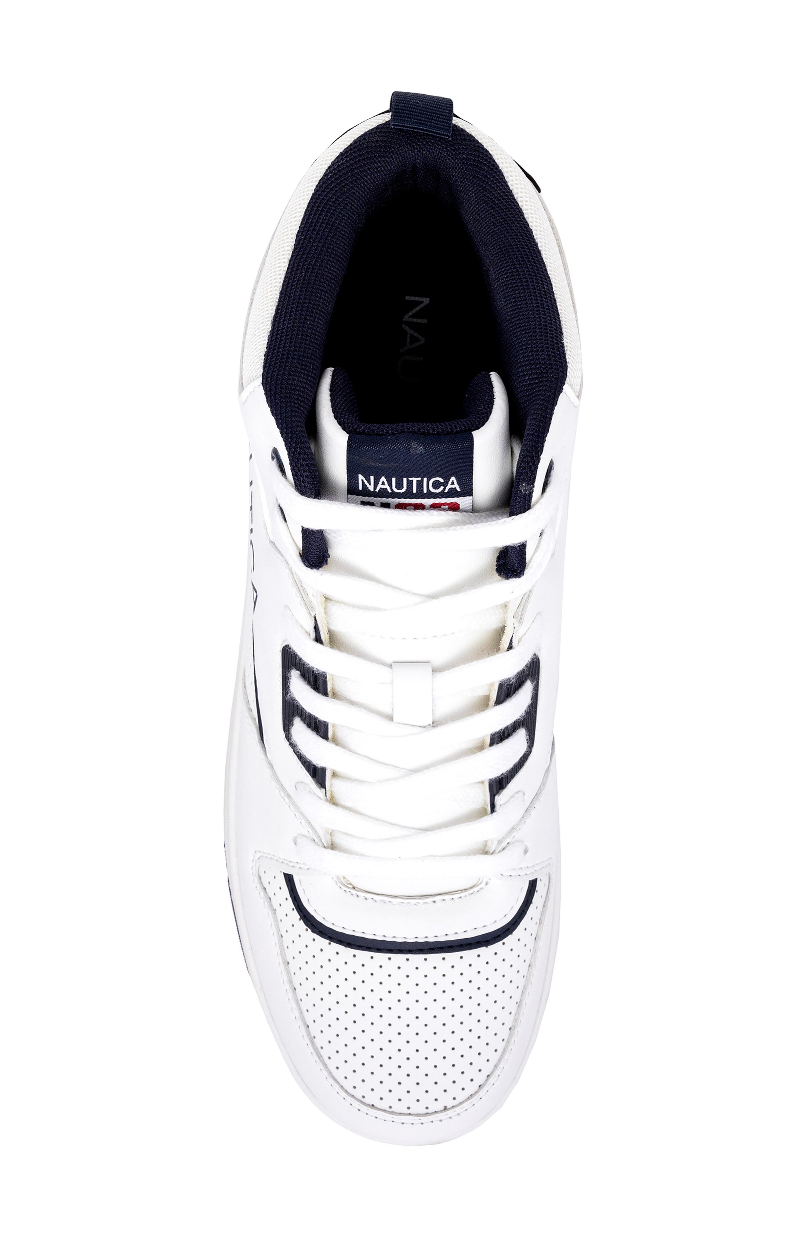 Nautica High Top Sneaker, Alternate, color, 