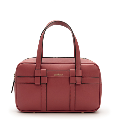 Bibi Leather Bag With Shoulder Strap And Iconic Knots