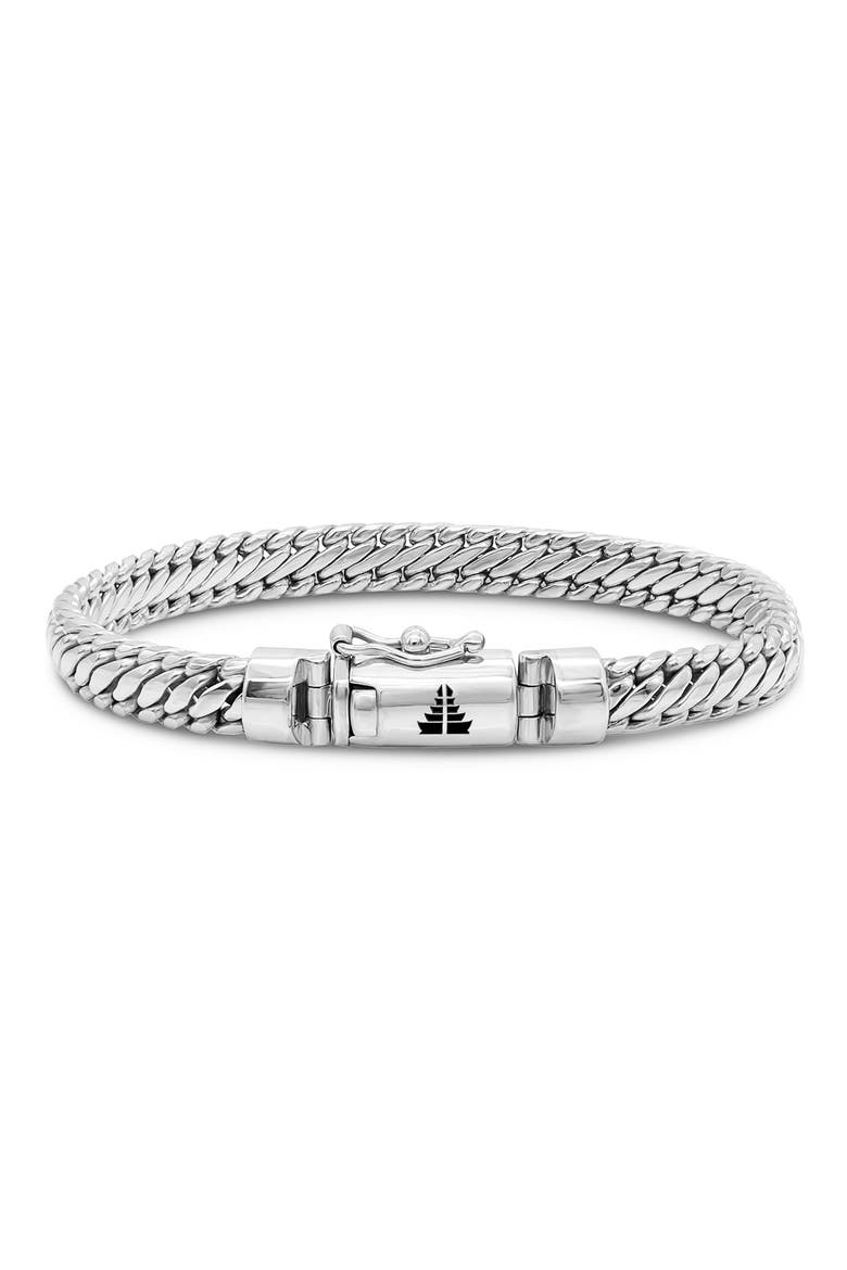 Sterling Silver Chain Bracelet, Alternate, color, SILVER