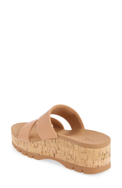 Reef Horizon 2.5 Luca Platform Slide Sandal In Brown