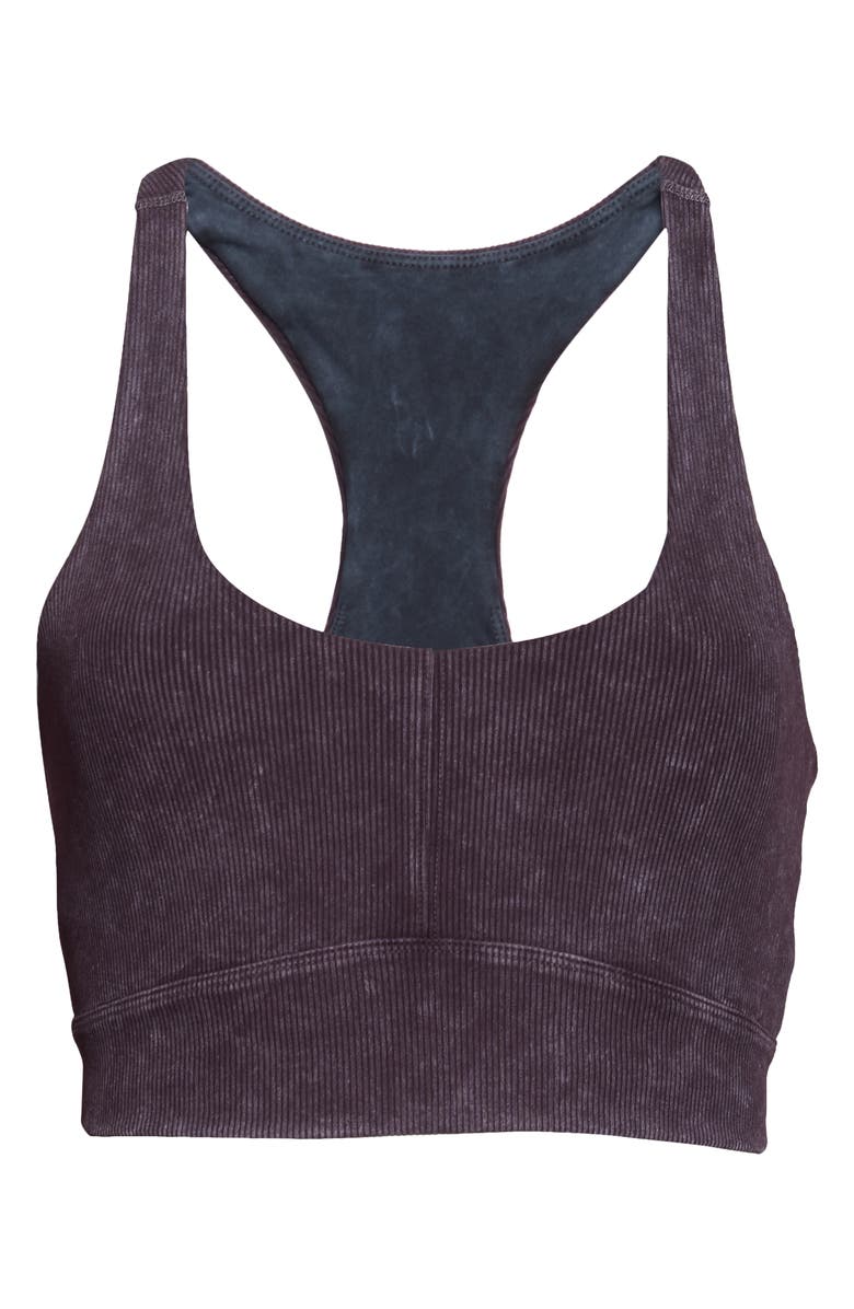 Zella Longline Sports Bra, Alternate, color, 