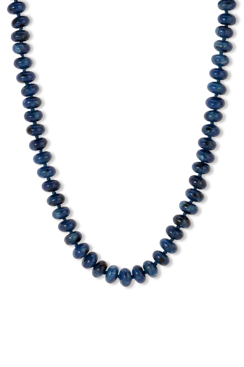 Dyed Jasper Beaded Necklace, Main, color, YELLOW GOLD