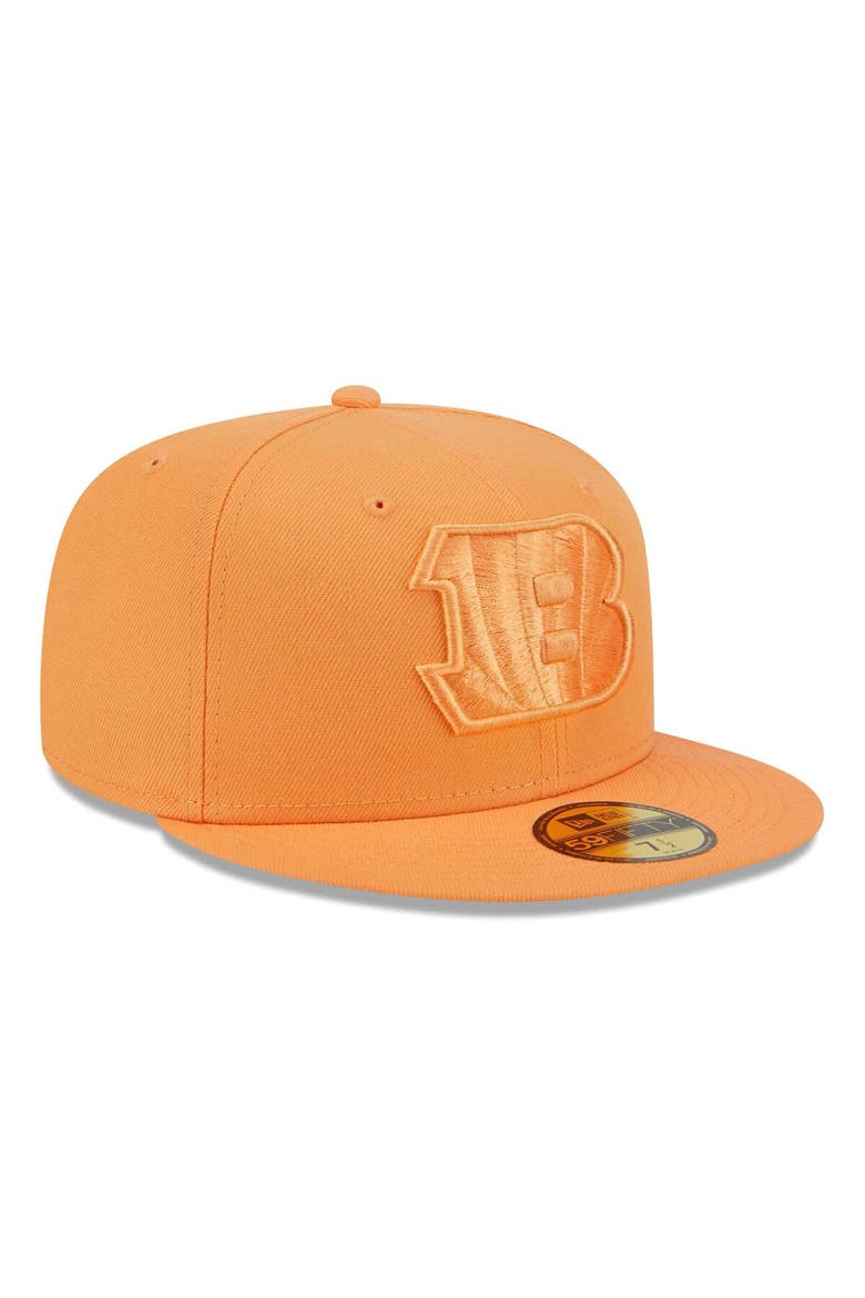 Men's  New Era Orange Cincinnati Bengals Color Pack 59FIFTY Fitted Hat, Alternate, color, Orange
