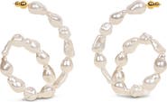 Cult Gaia Kiara Imitation Pearl Drop Earrings