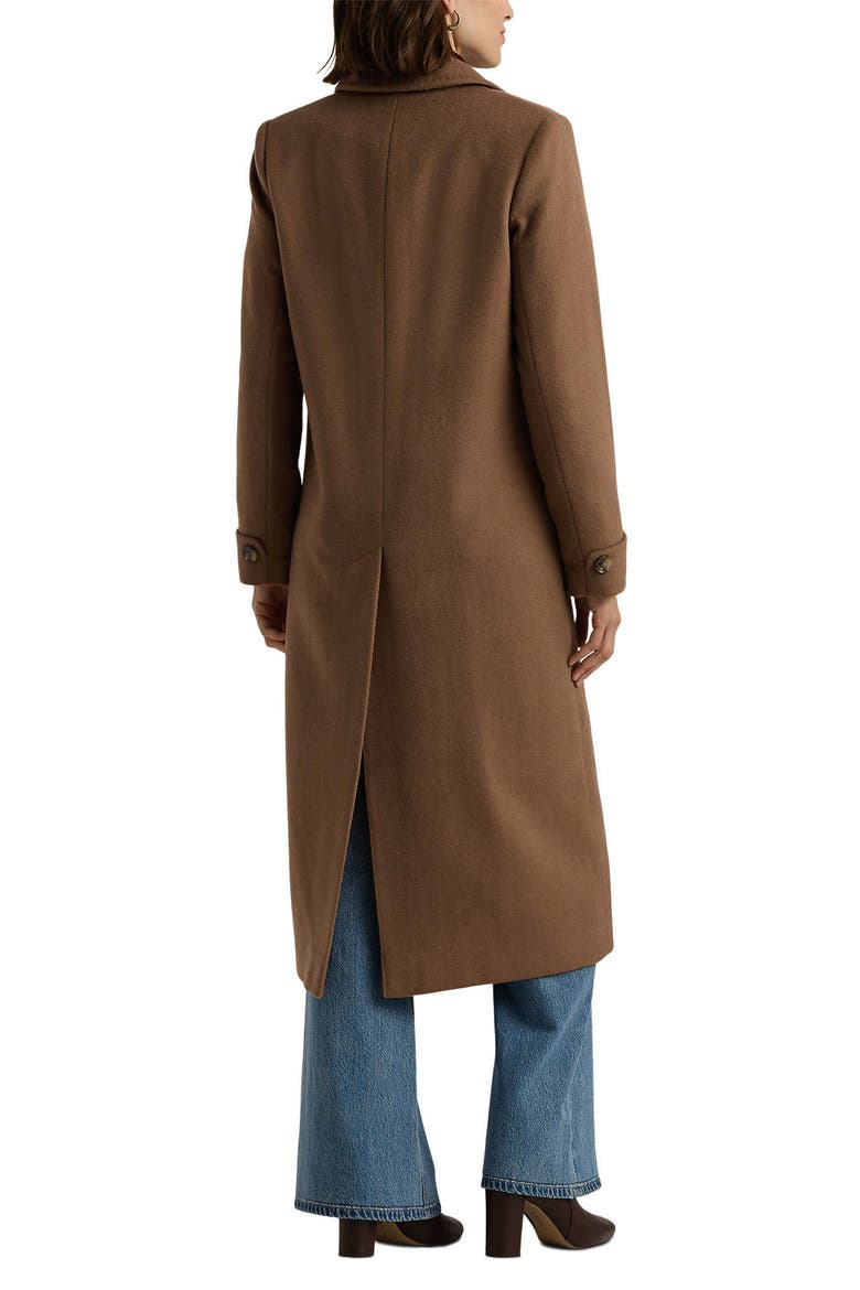 Longline Wool Blend Reefer Coat, Alternate, color, NEW VICUNA