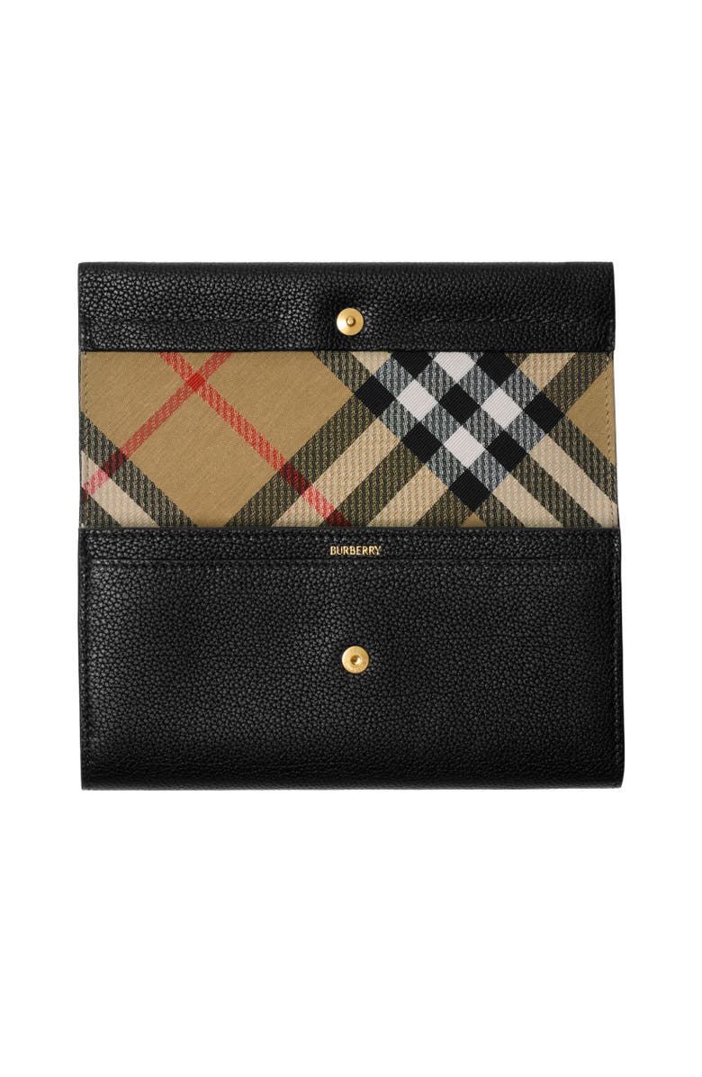 Burberry Cotswolds Continental Wallet, Alternate, color, Black