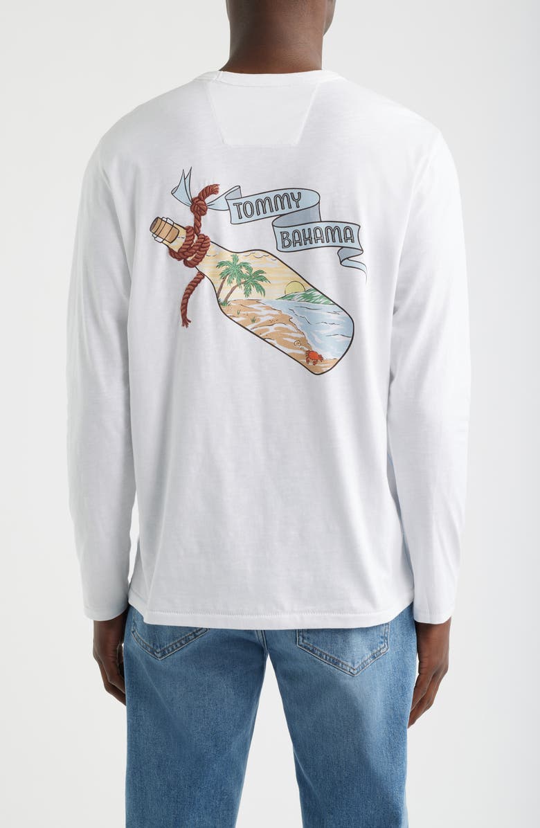 Tommy Bahama Paradise in a Bottle Cotton T-Shirt, Alternate, color, White