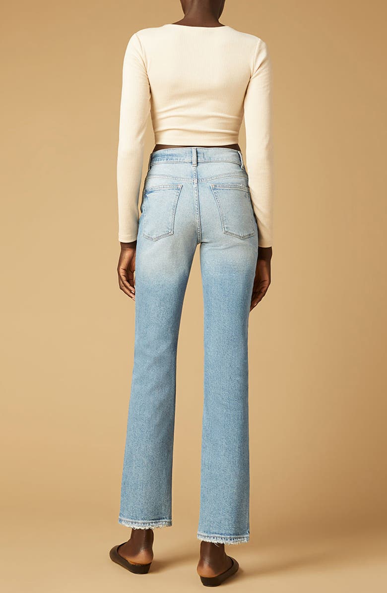 DL1961 Patti High Waist Ankle Straight Leg Jeans, Alternate, color, Reef