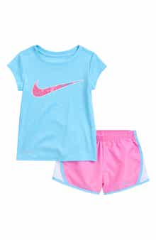 Nike Kids' Dri-FIT Club Tempo T-Shirt & Shorts Set