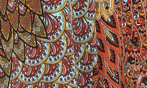 Chaus Paisley Print V-neck Top In Multi